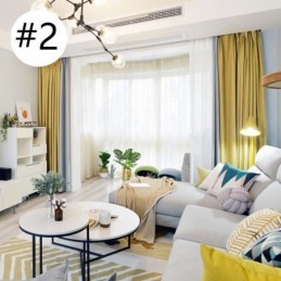 Nordic Effen Dikke Stiksels Verduisteringsgordijn Op Maat Gemaakt Gordijnstof Woonkamer Slaapkamer