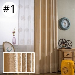 Elegante Geborduurde Gordijnen Met Boompatroon, Op Maat Gemaakt, Verduisterende Gordijnen, Gordijnen Voor De Woonkamer